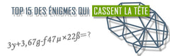 Top 15 des Énigmes qui cassent la tête
