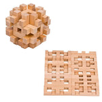 casse-tete-bois-cage-24-pièces-solution
