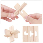 Coffret 4 Casse-Tête<br>En Bois
