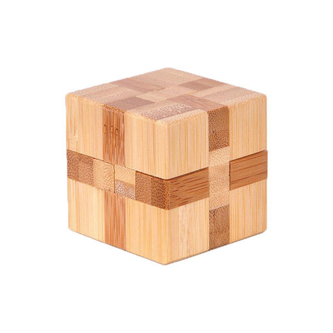 Casse-Tête Cube Infernal<br>En Bambou