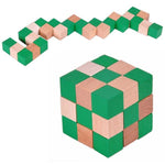 casse-tete-cube-serpent-vert