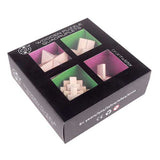Coffret 4 Casse-Tête<br>En Bois